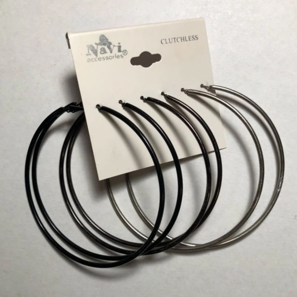 3 Pack Hoop Earrings